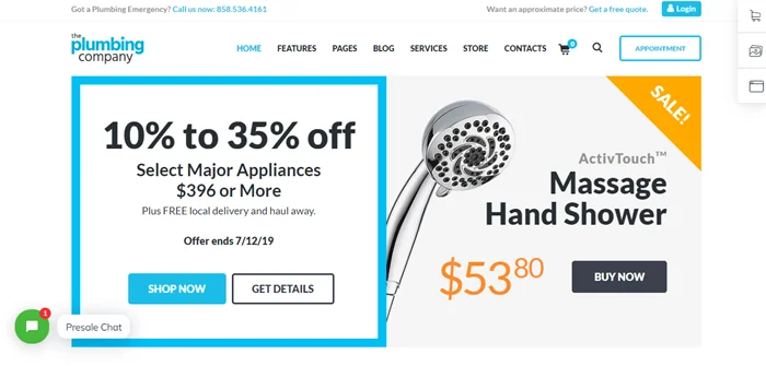 Plumbing – Repair Elementor WordPress Theme
