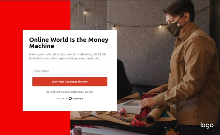 What is Squeeze Landing Page ( 10 + Free Squeeze Pages Templates ) 9 Squeeze-Landing-Page-V9