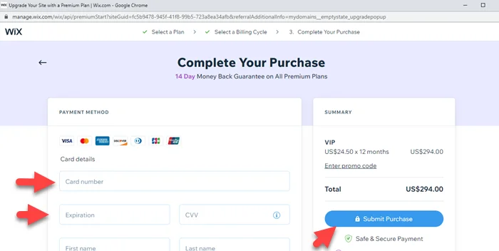How to Connecting Your Own Domain Name to wix 9 Buy WixPlan