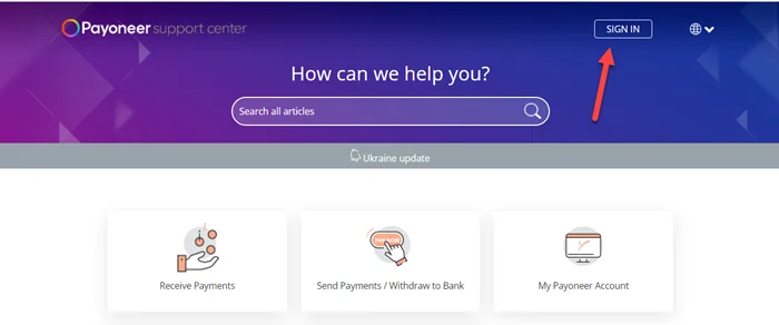 3 Way to contact Payoneer support | Send Message, Live Chat and Call Us 1 Payoneer Support Sign in
