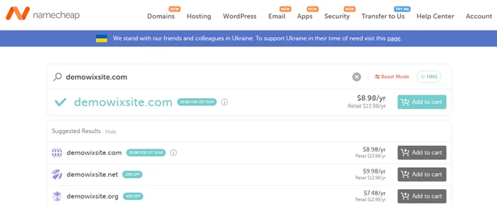 How to Connecting Your Own Domain Name to wix 2 Search domain