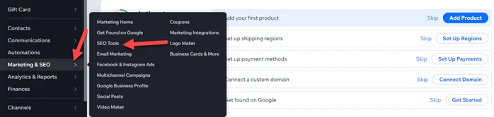 How to redirect url in wix website & redirect from one domain to another. 1 Wix SEO Tool