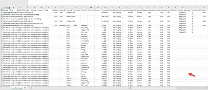 How to import and export products in Shopify 4 Excel file