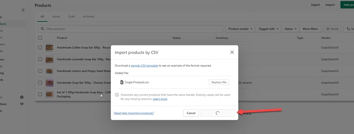 How to import and export products in Shopify 8 Uploading Take Time
