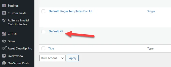 How to Reset Elementor Settings Back To Default 3 Delete default Elementor kit