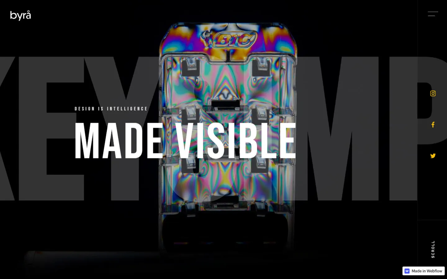 10 best Webflow templates of the year 3 Byra