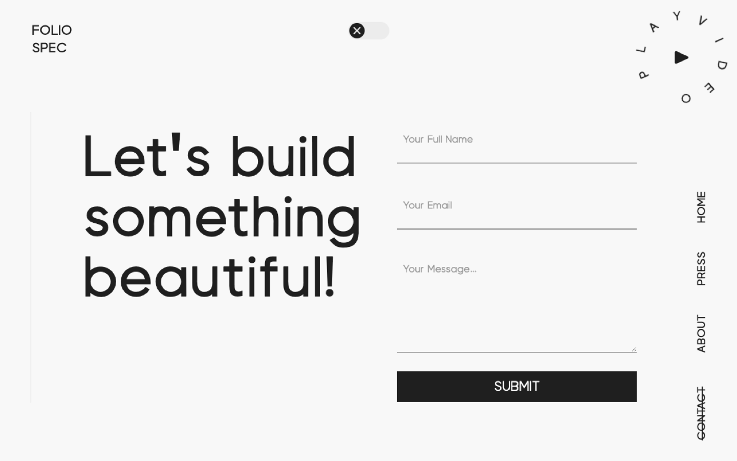 10 best Webflow templates of the year 2 FolioSpec