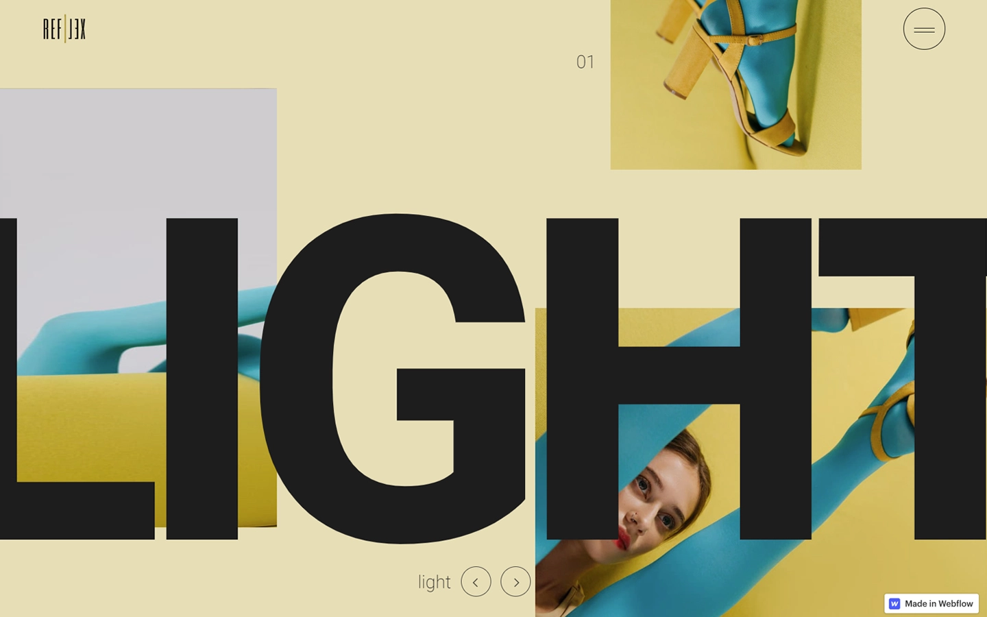 10 best Webflow templates of the year 1 Reflex webflow template