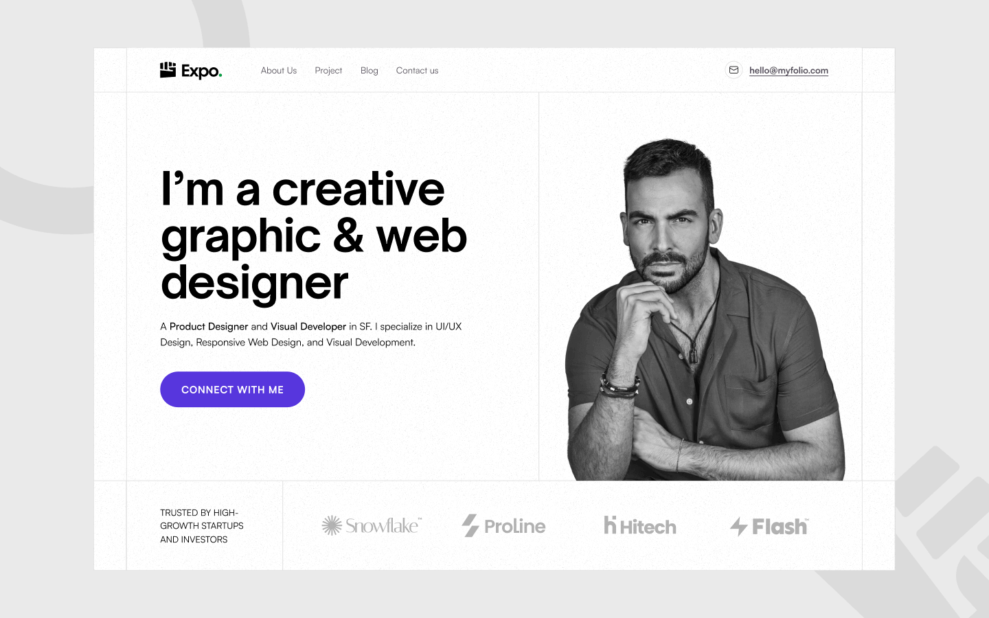 10 best Webflow templates of the year 5 portfolio