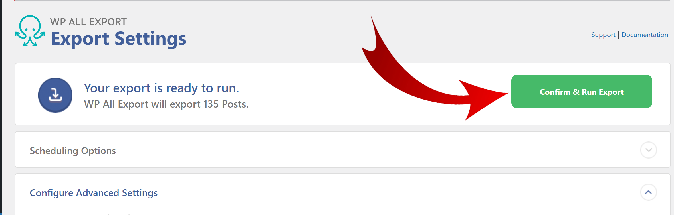 confirm-and-run-export
