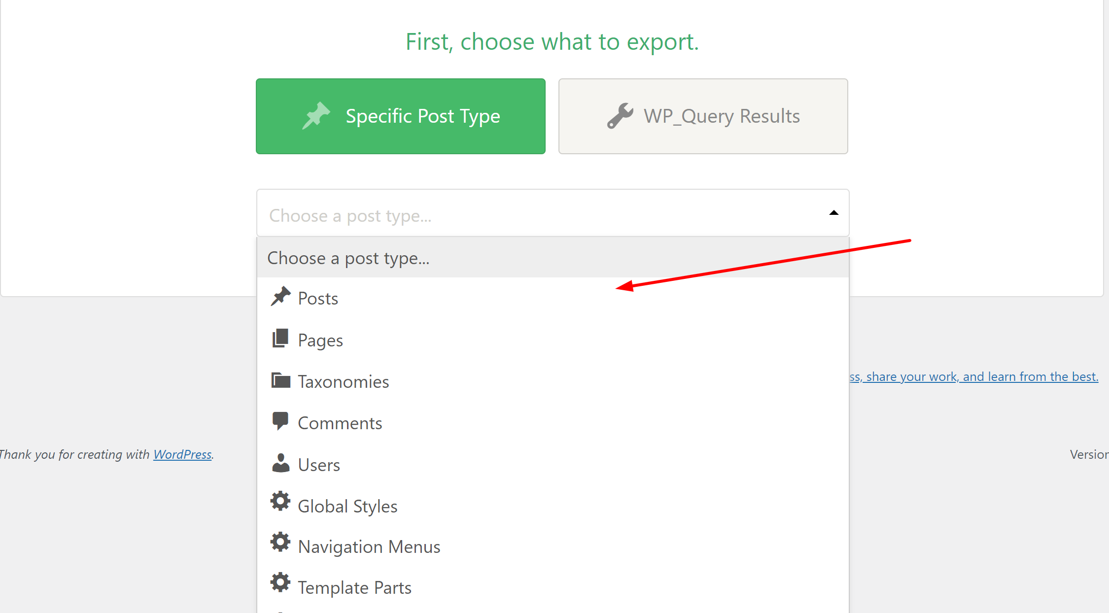 select-specific-post