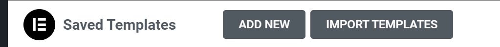 2 Quick Ways to Create a Custom Header in Elementor in 2024 2 import templates