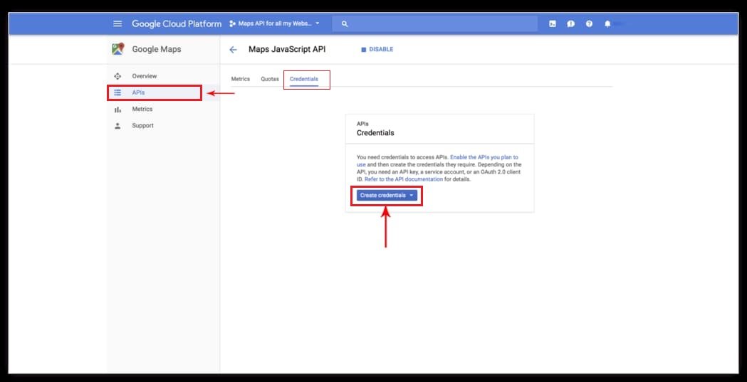 How to Create a Google Map API Key: Step-by-Step Guide 4 APIs credentials