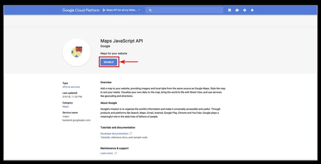 How to Create a Google Map API Key: Step-by-Step Guide 3 Enable Maps