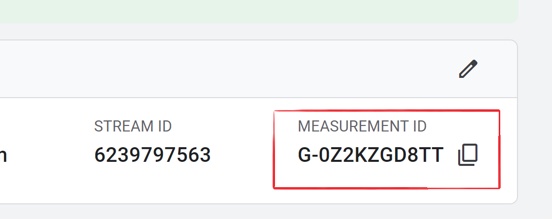 How to add the Google Analytics integration to your Webflow site? 2 Google analytics measurement ID