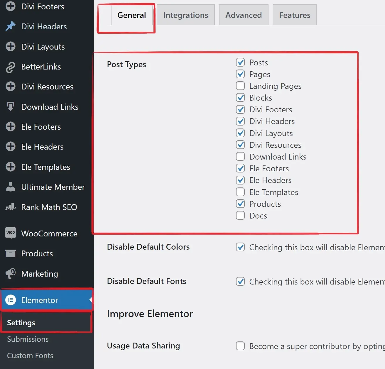 Show Edit with Elementor Button into Custom Post Type