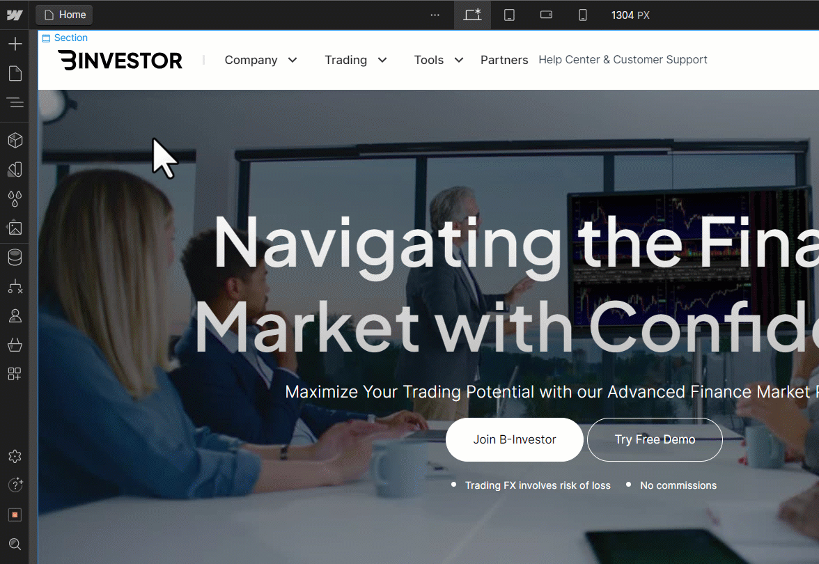 How to protect your Webflow site with a password? 3 To protect a folder in Webflow Designer mode