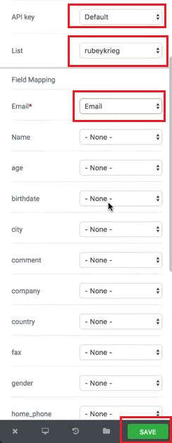 How to integrate Elementor Form to GetResponse 4 Elementor Form Widget Match your Form Fields to GetResponse’s fields through the Field Mapping options