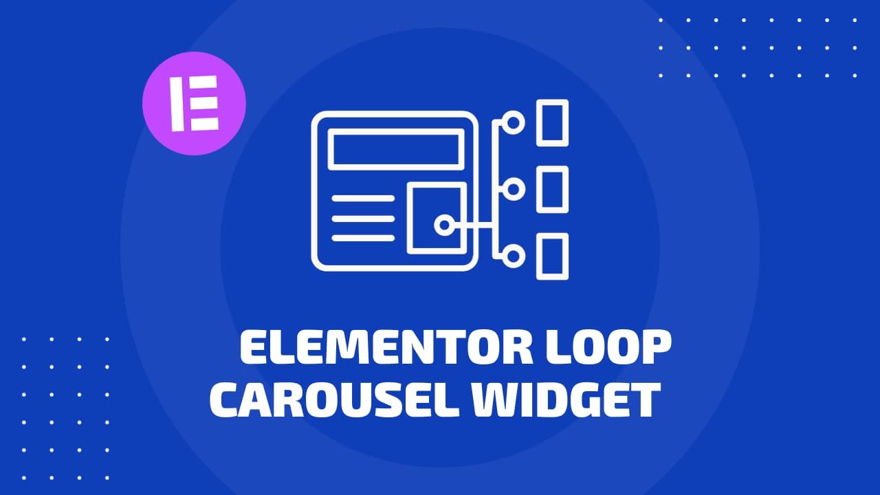 What is the Elementor Loop carousel widget?