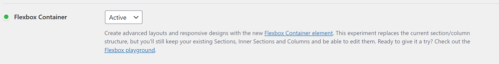 Elementor Flexbox