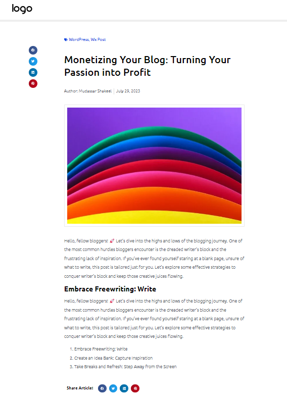 How to Create a WordPress Single Post Template | Elementor 13 Elementor Single Post Templates View