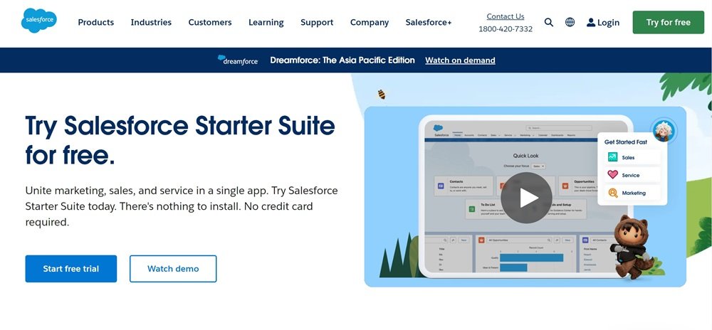 Best CRM software for email integration 1 Salesforce