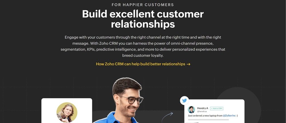 Best CRM software for email integration 3 Zoho