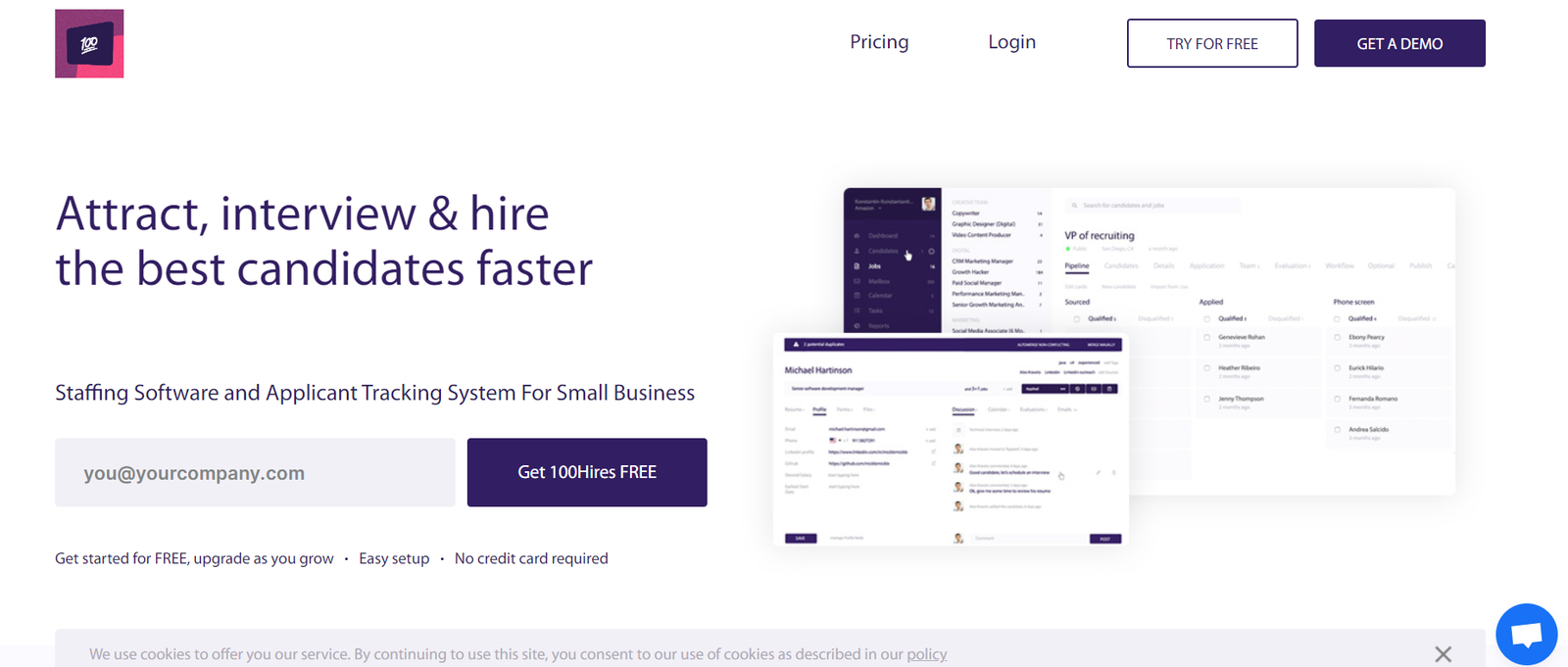 Best CRM for Staffing Agencies With Definite Guide 1 100Hires