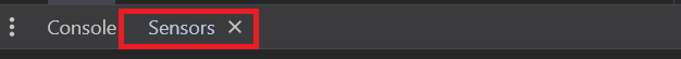 How to change your location on Google Chrome? Step-by-Step Guide 5 Choose Sensors tab