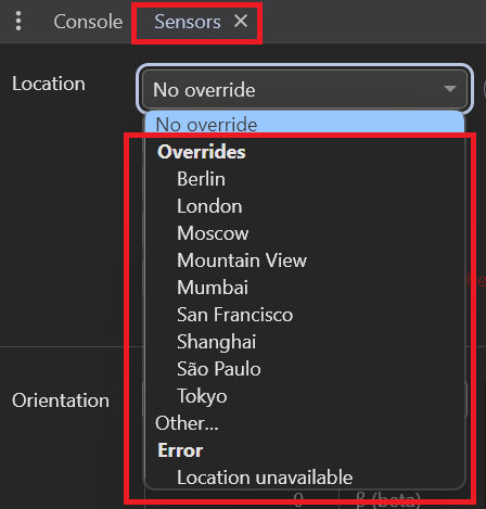 How to change your location on Google Chrome? Step-by-Step Guide 6 Click the drop-down menu next to “Location” and select from the available options.