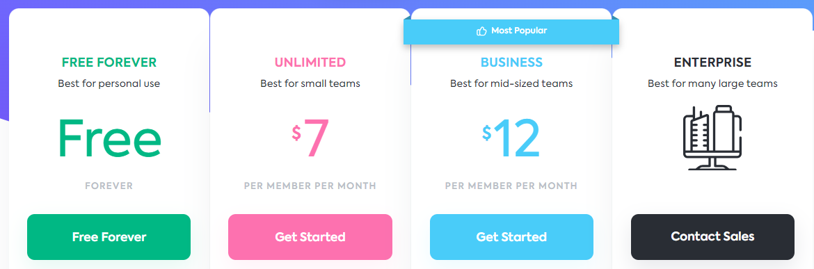 5 Best CRM for Large Companies in 2024 9 ClickUp Pricing Plan
