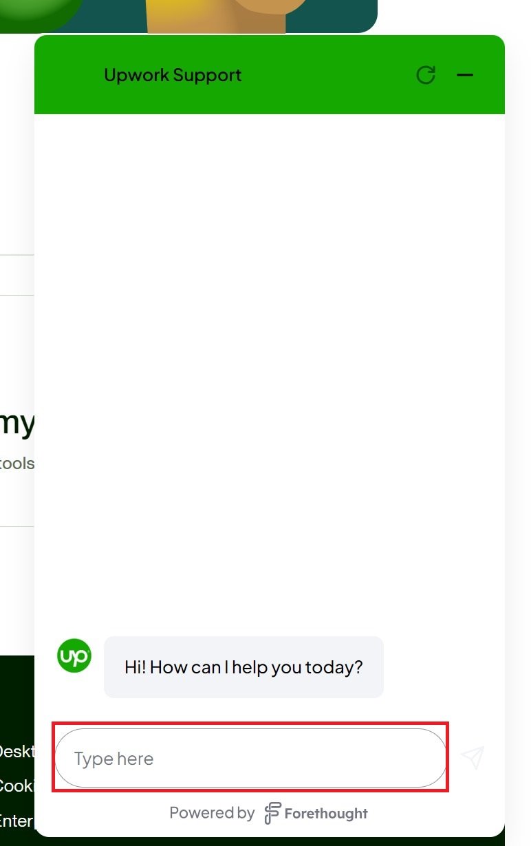 How Do I Submit Support Ticket Upwork Online | A Step-by-Step Guide? 2 Describe your issue to the chatbot