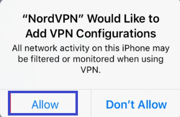 Quick Ways to Set up a VPN on an iPhone or iPad | A VPN for iOS tutorial 8 Select Allow