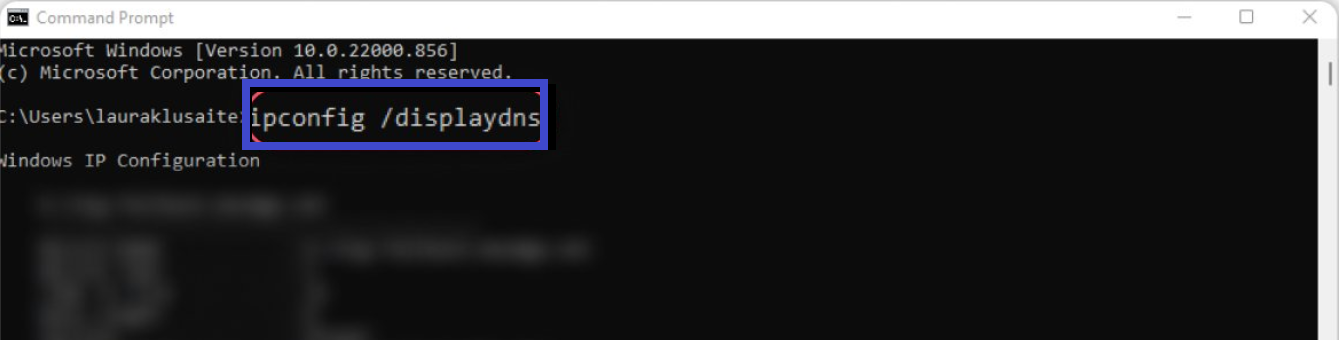 How to see and DELETE your incognito history Step by Step 3 Type ipconfig displaydns in the Command prompt