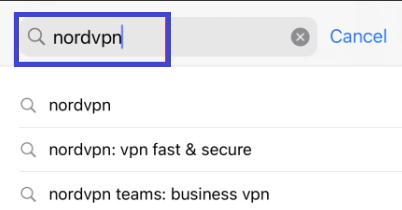 Quick Ways to Set up a VPN on an iPhone or iPad | A VPN for iOS tutorial 1 in app store type NordVPN
