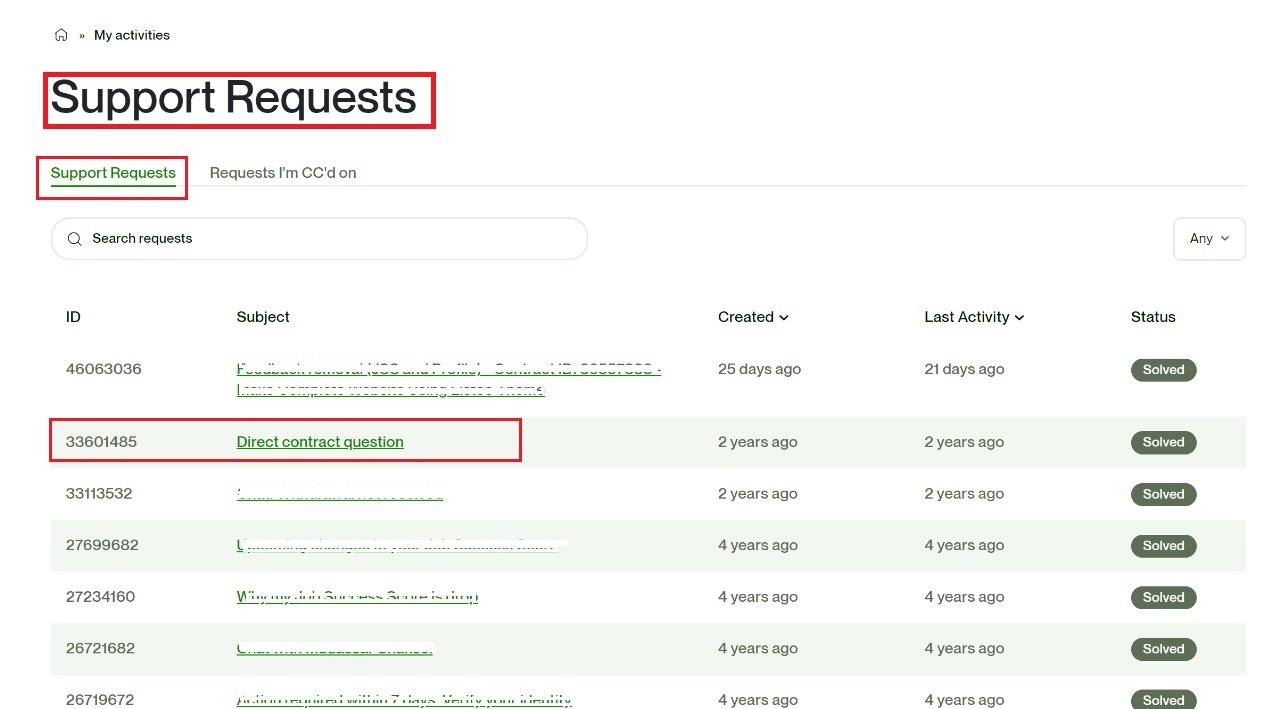 How Do I Submit Support Ticket Upwork Online | A Step-by-Step Guide? 3 support ticket on the Support Requests page