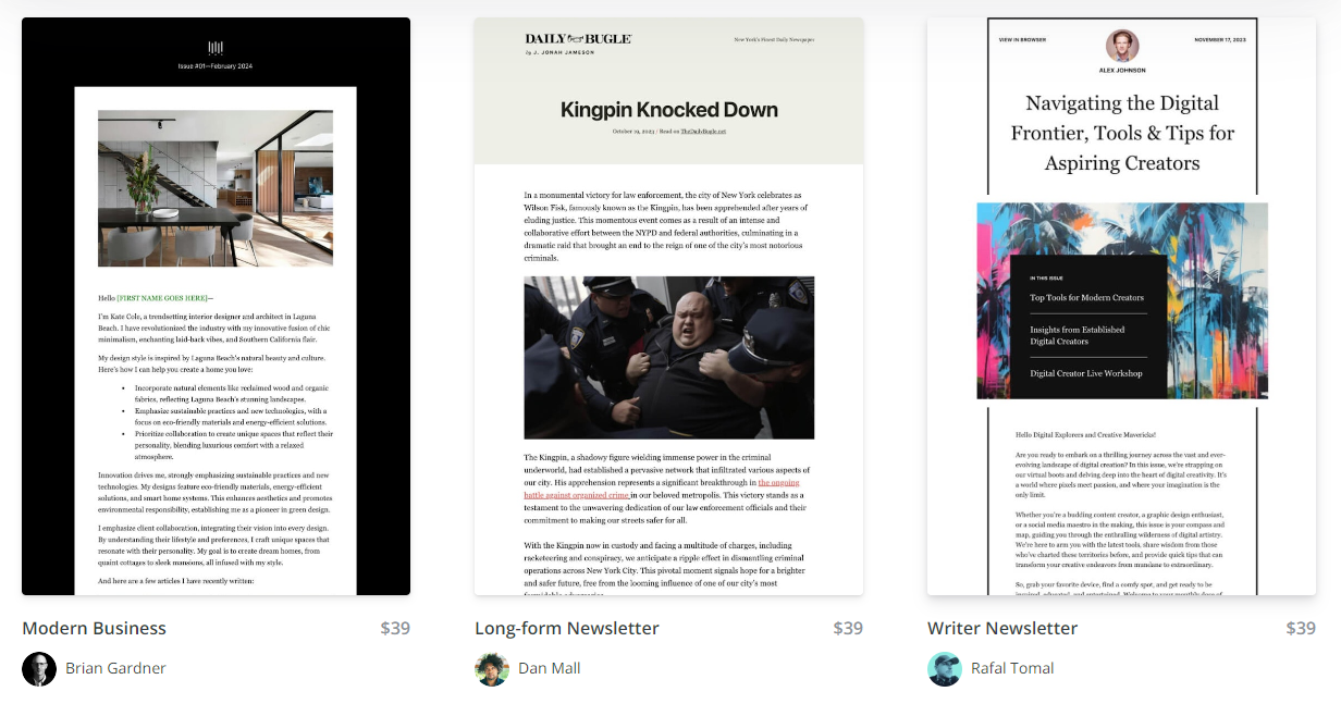 7 Reasons To Use ConvertKit Instead Of Mailchimp 3 Email Design of Convertkit