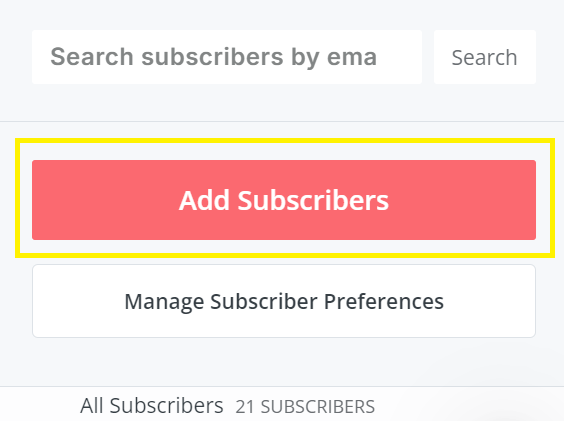 How do you import your Mailchimp contacts into ConvertKit? 3 click on the add subscriber