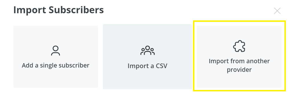 How do you import your Mailchimp contacts into ConvertKit? 4 import from another provider