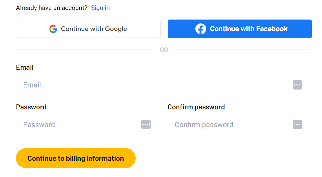 How to Create AppSumo Account? Step-by-Step 4 Enter your email, create a password, and confirm the password