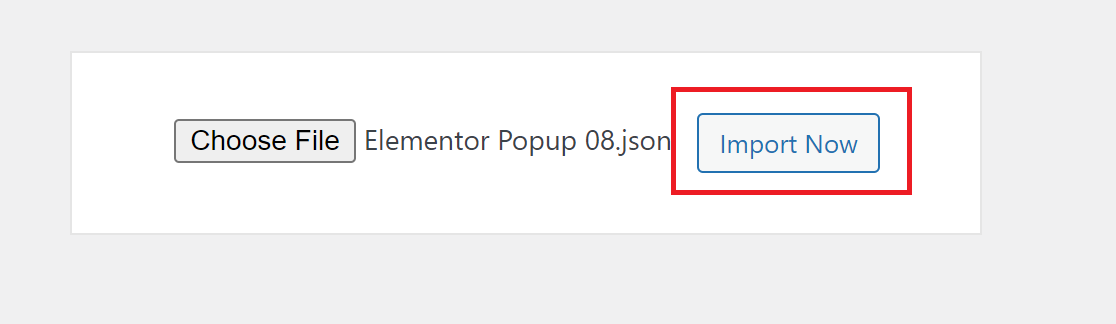 Import Popup elementor Templates 4