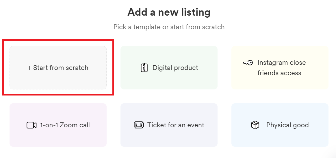 How to Sell your Digital Products on Buy Me a Coffee? 3 click on add a new products