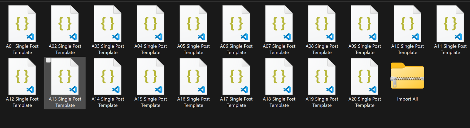 Elementor Single Post Templates