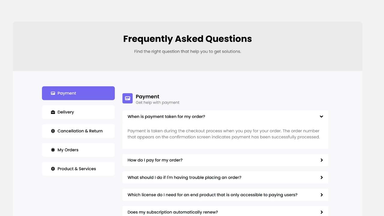 Elementor Faq Templates 02