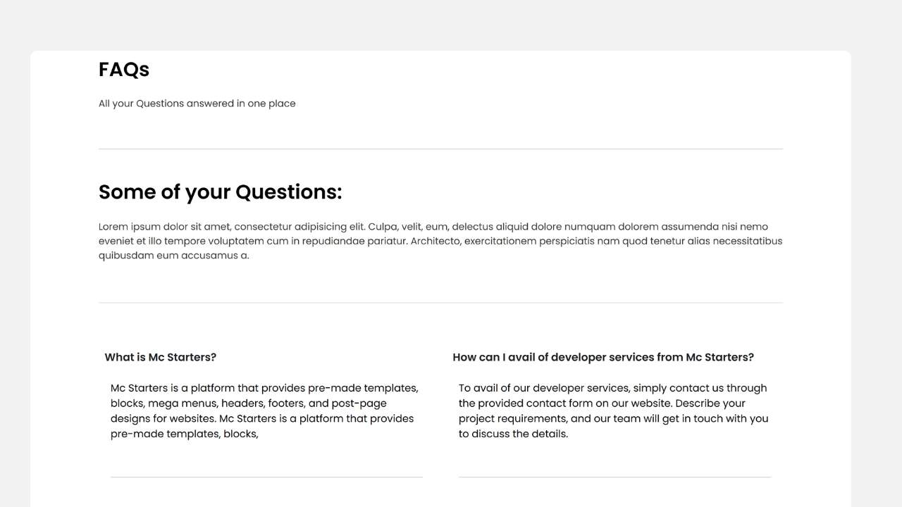 Elementor Faq Templates 04