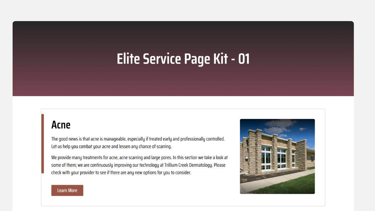 Elementor Services Page 01