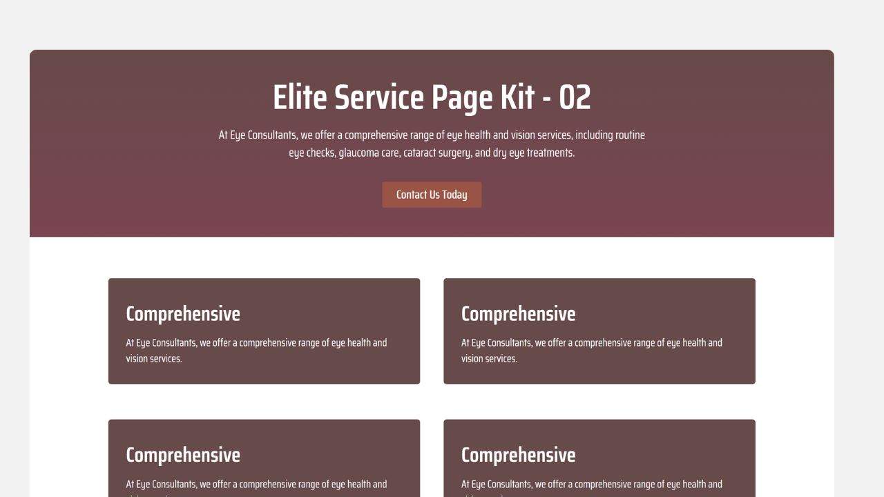 Elementor Services Page 02