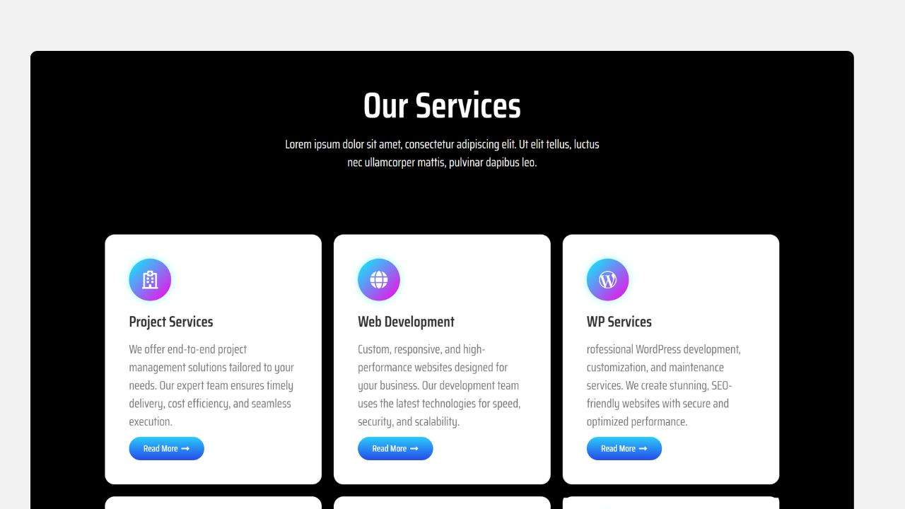 Elementor Services Page 15