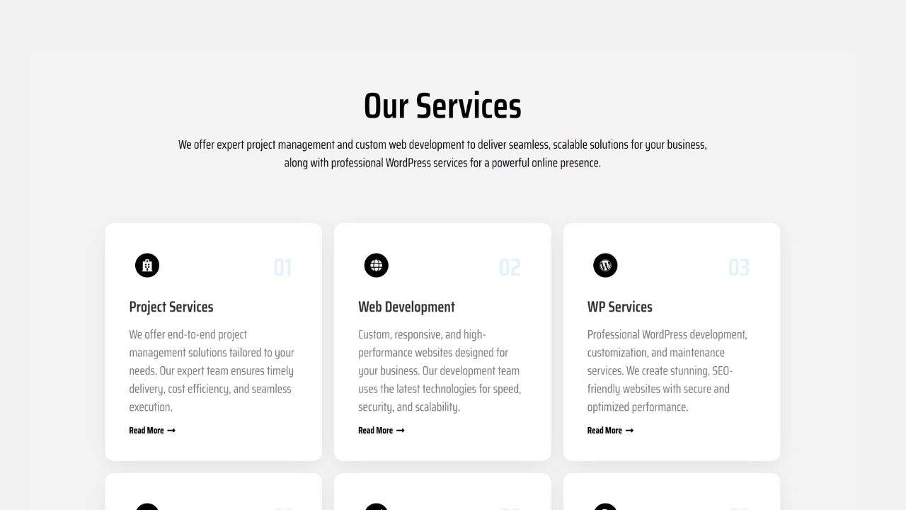Elementor Services Page 21