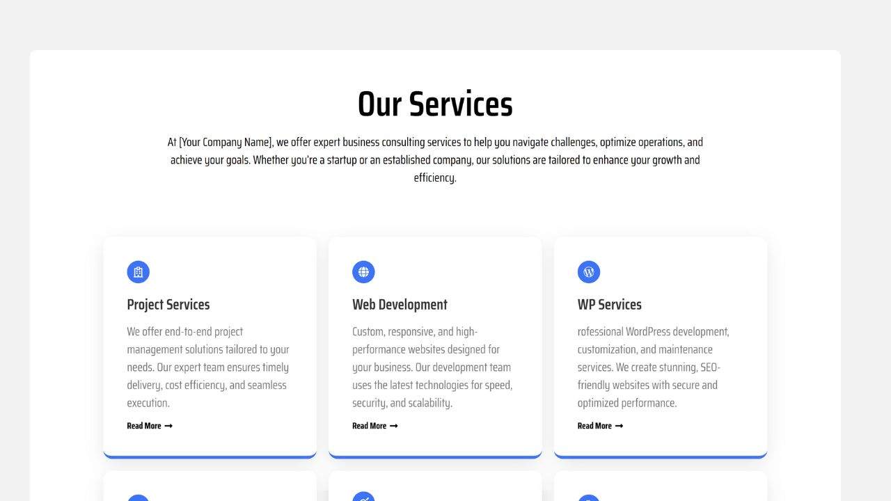 Elementor Services Page 24